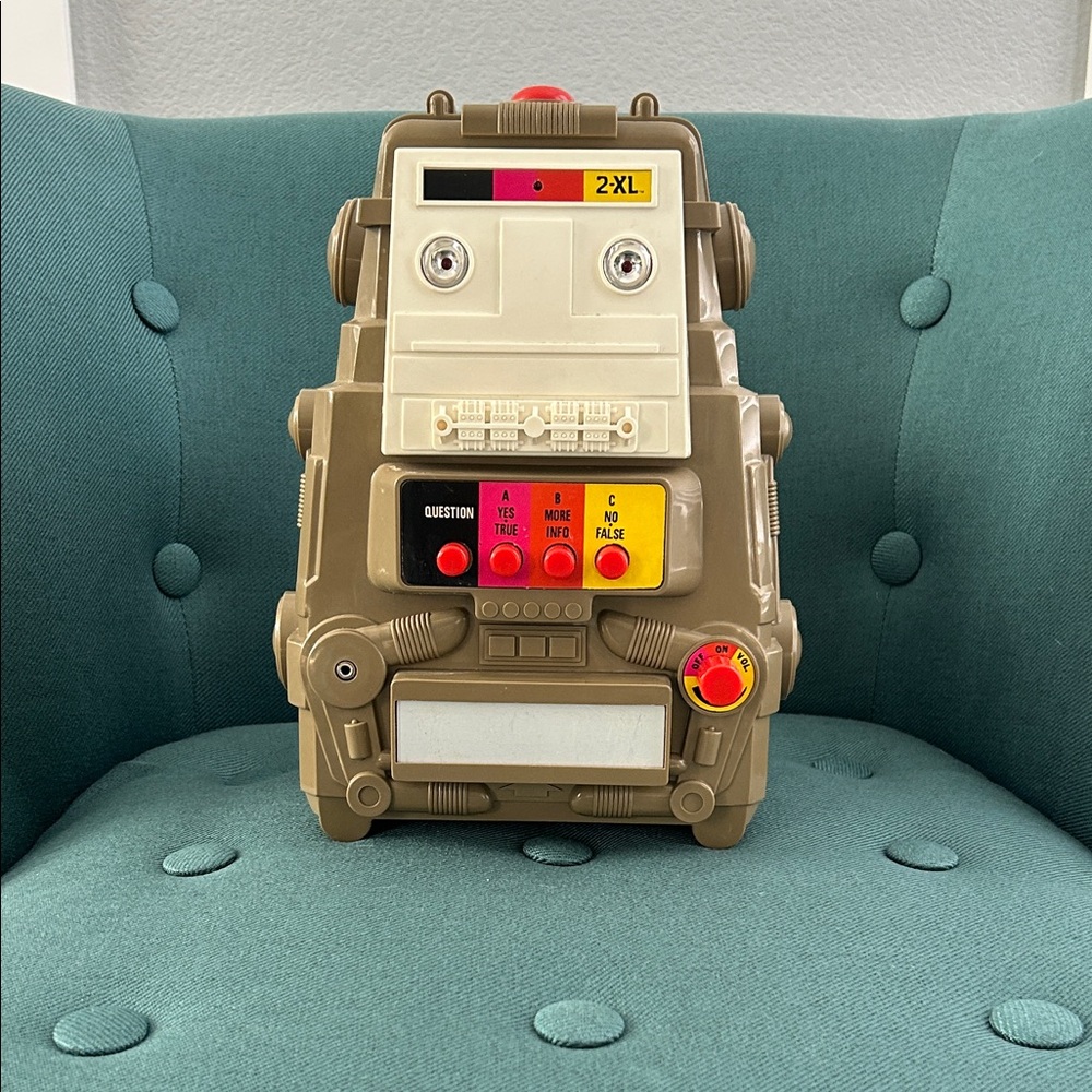 Vintage Robot Toy with Buttons
